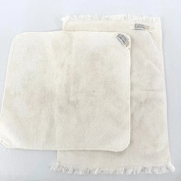 Vintage Martex Terri-Down Towels White Pink Rose Floral Cotton READ - Picture 7 of 8